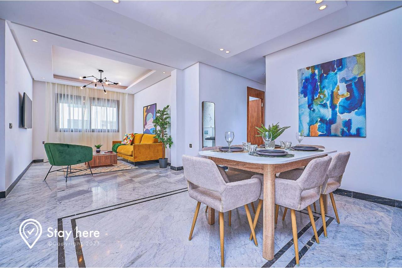 Stayhere Rabat - Hay Riad - Sophisticated Residence Extérieur photo