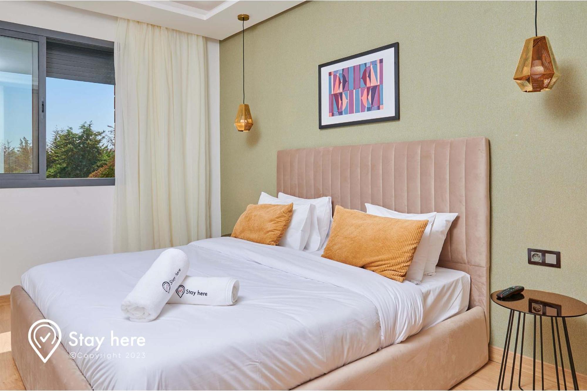Stayhere Rabat - Hay Riad - Sophisticated Residence Extérieur photo