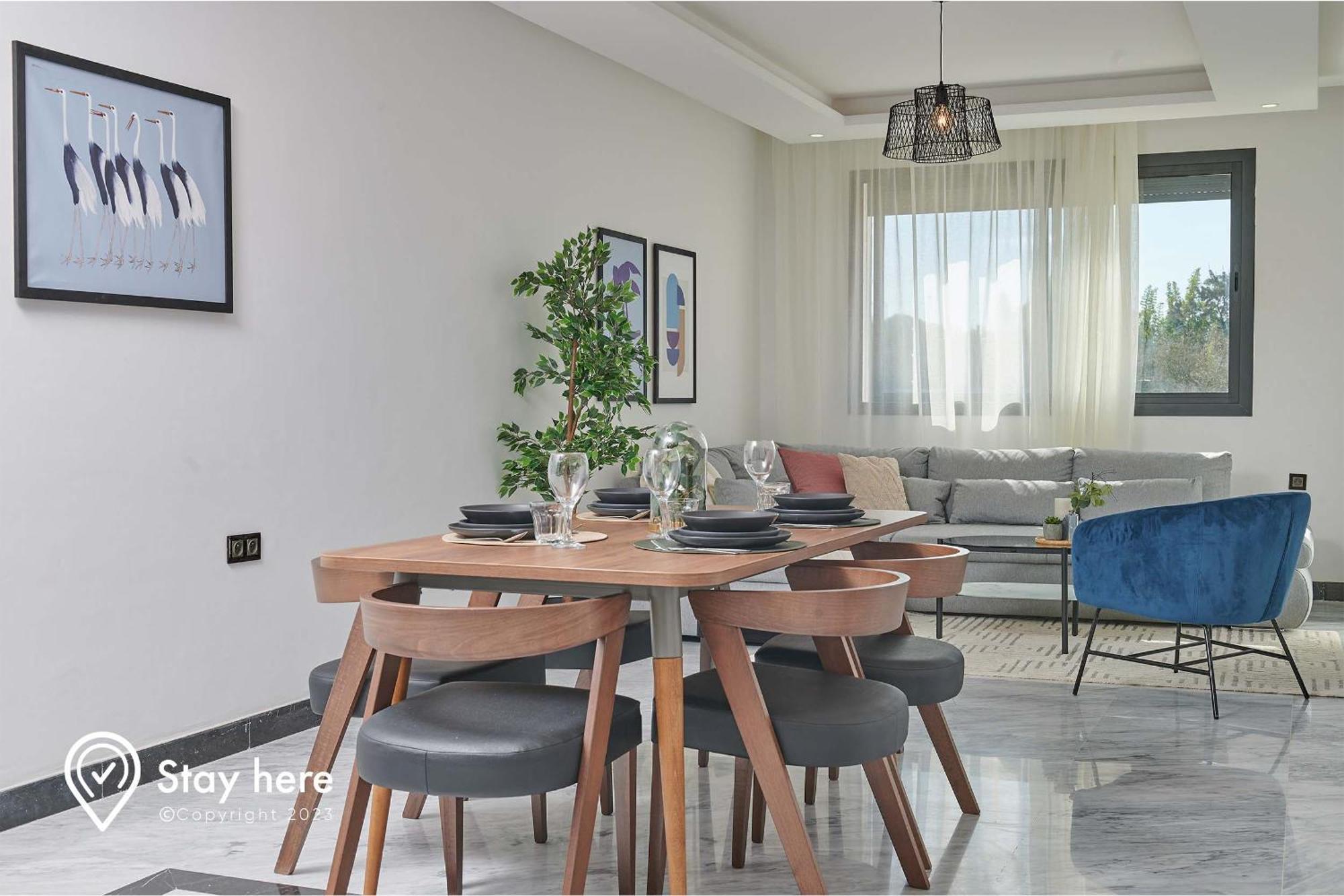 Stayhere Rabat - Hay Riad - Sophisticated Residence Extérieur photo