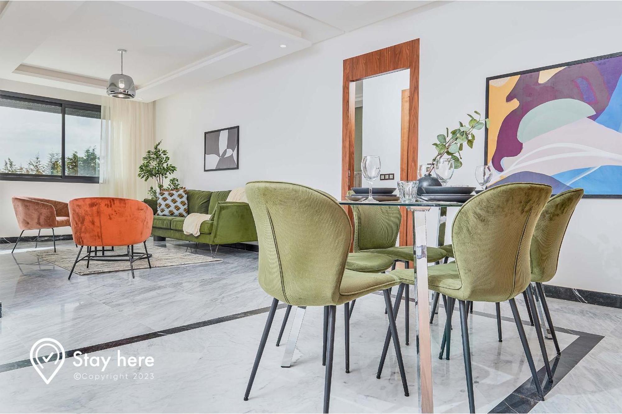 Stayhere Rabat - Hay Riad - Sophisticated Residence Extérieur photo